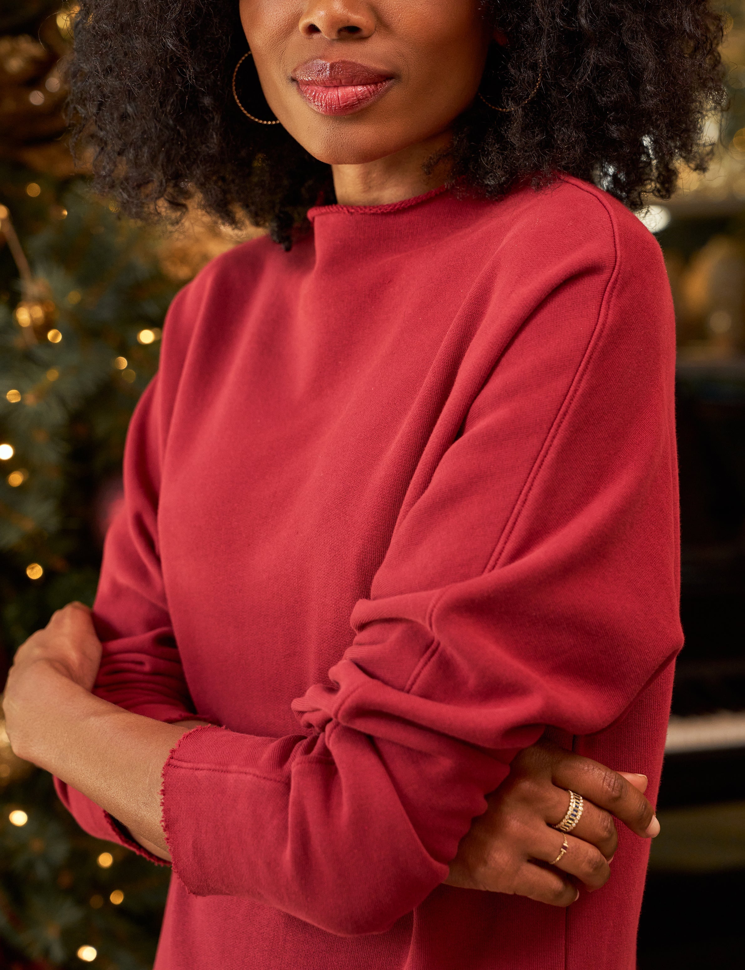 Izzie, Sweatshirt Party Dress, Red – ReLoved by Frank & Eileen
