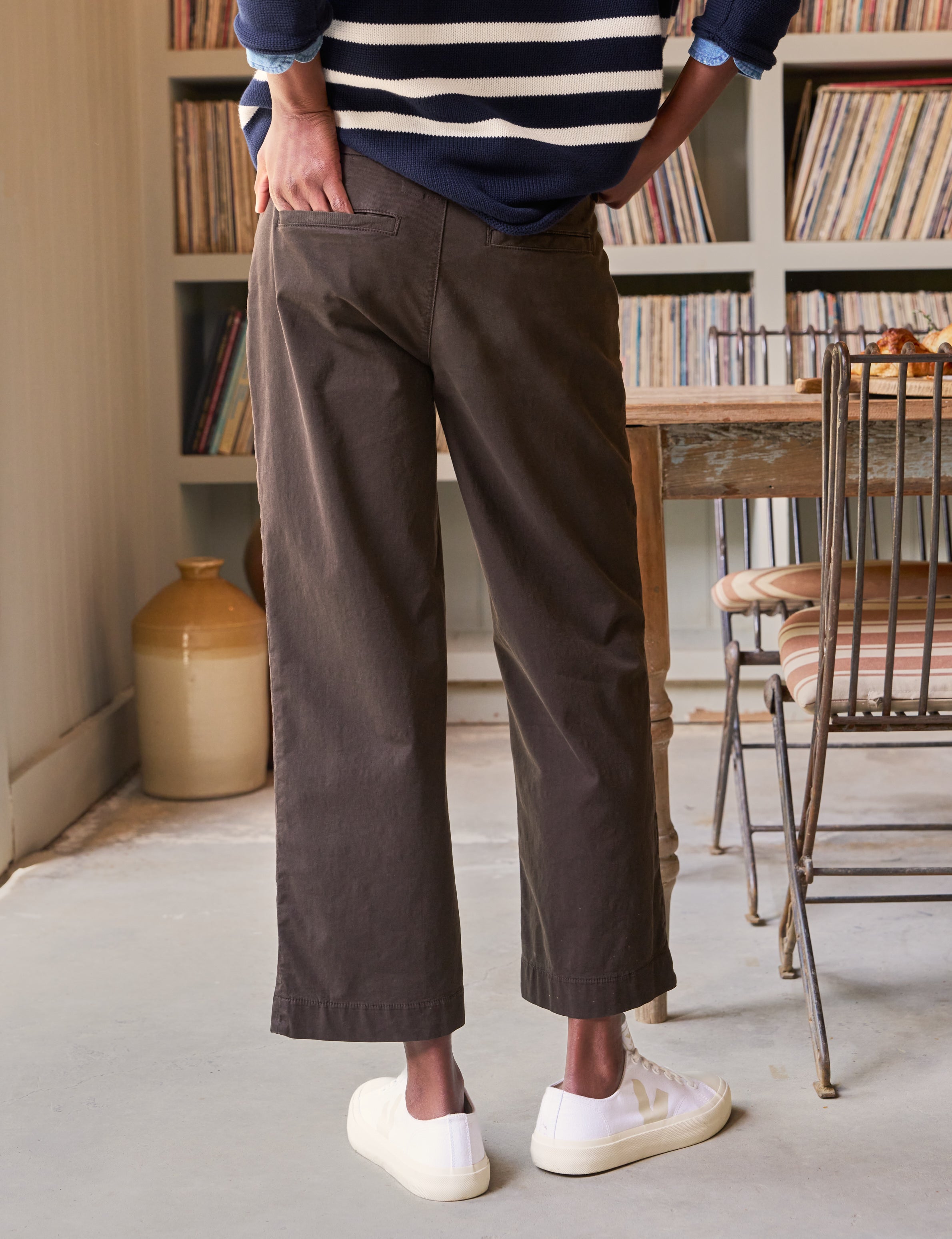 Westport, The Italian Wide-Leg Trouser, Brown – ReLoved by Frank