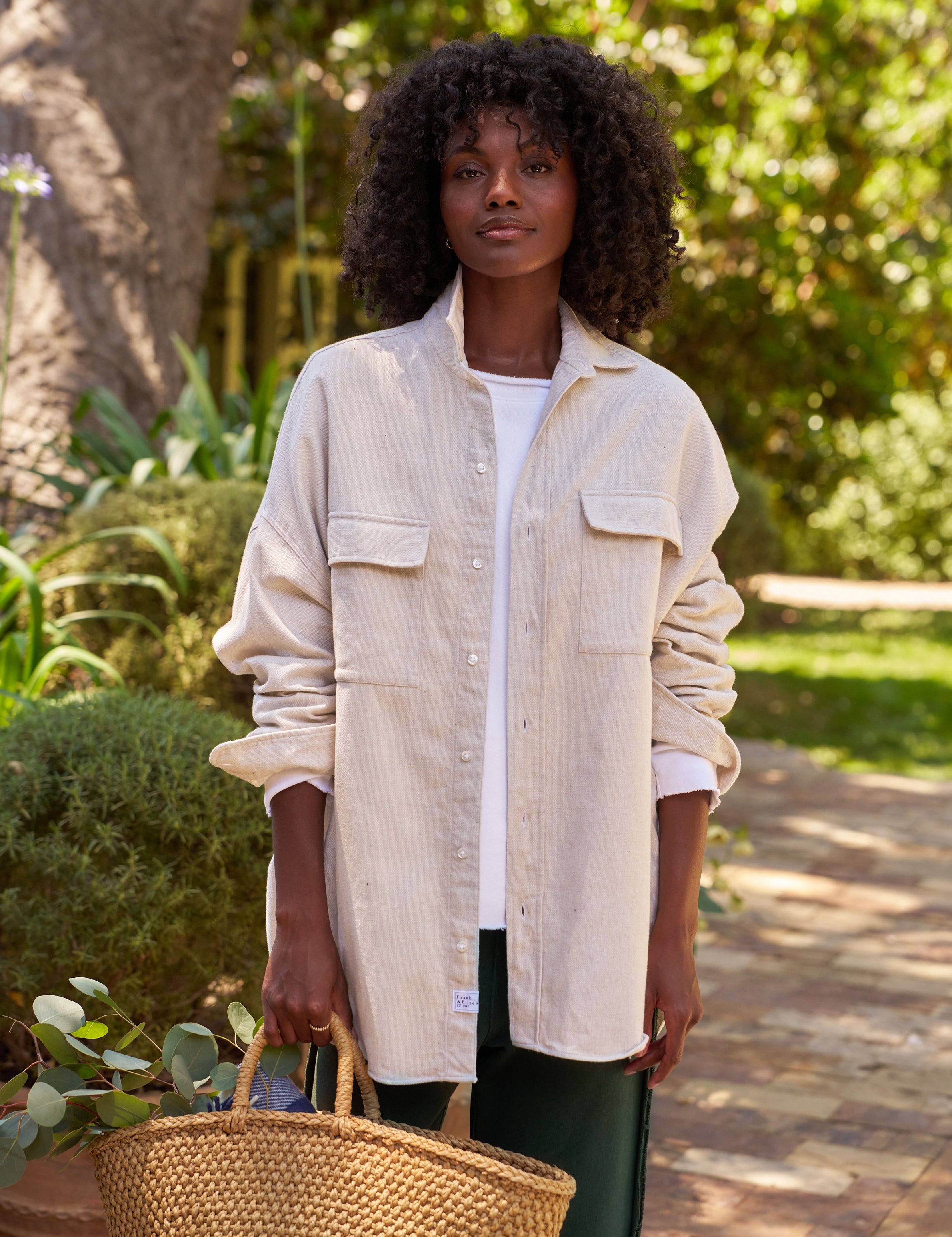 McLoghlin, Shirt Jacket, Natural – ReLoved by Frank & Eileen