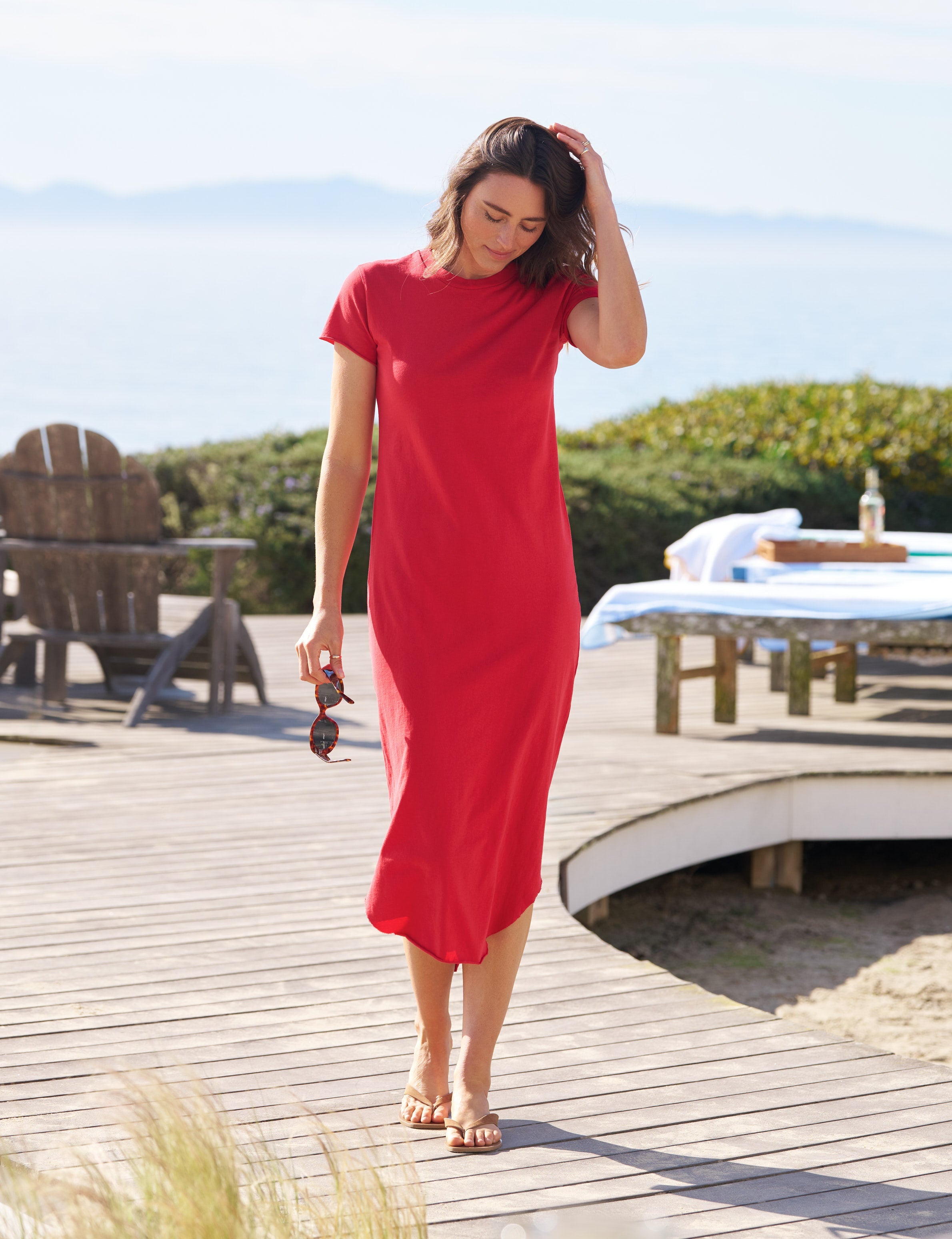 Harper, Perfect Tee Maxi Dress, Red – ReLoved by Frank & Eileen
