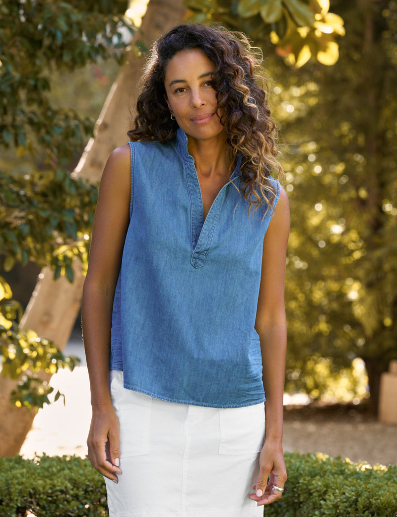 OLIVIA Vintage Stonewashed Indigo, Famous Denim
