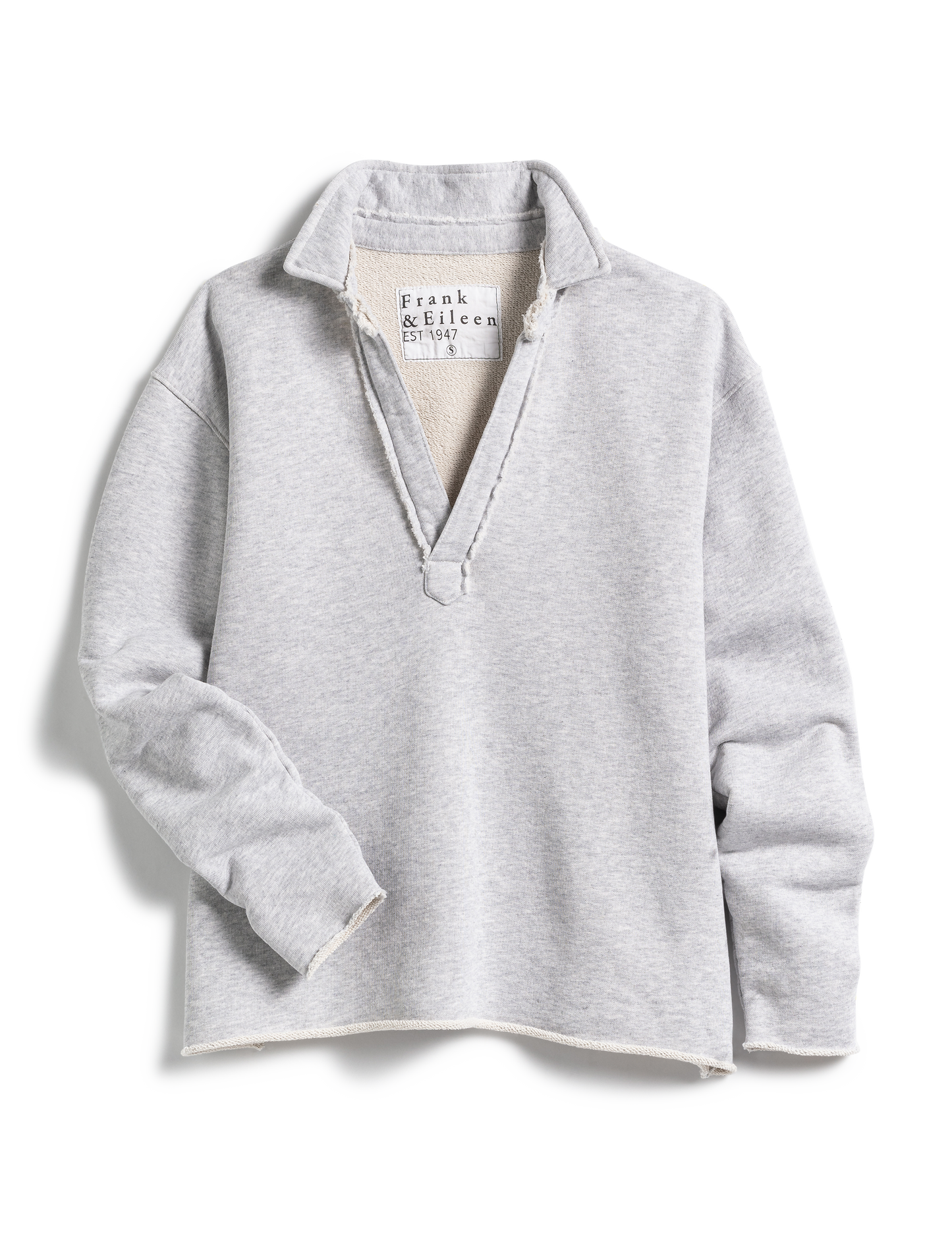 Patrick, Popover Henley, Gray Melange – ReLoved by Frank