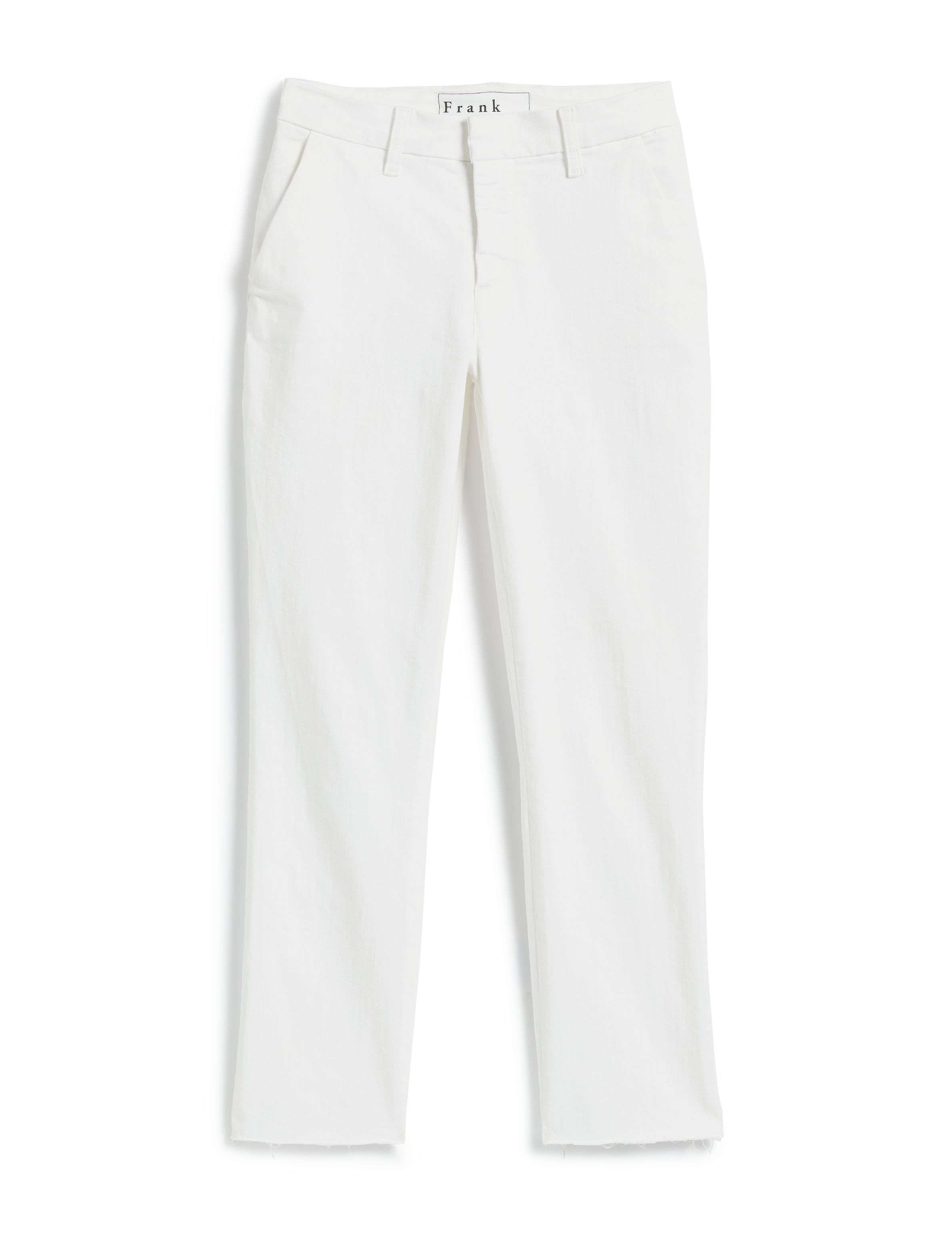 Frank & Eileen Wicklow ホワイトチノパン Wicklow, The Italian Chino, White | Frank & Eileen