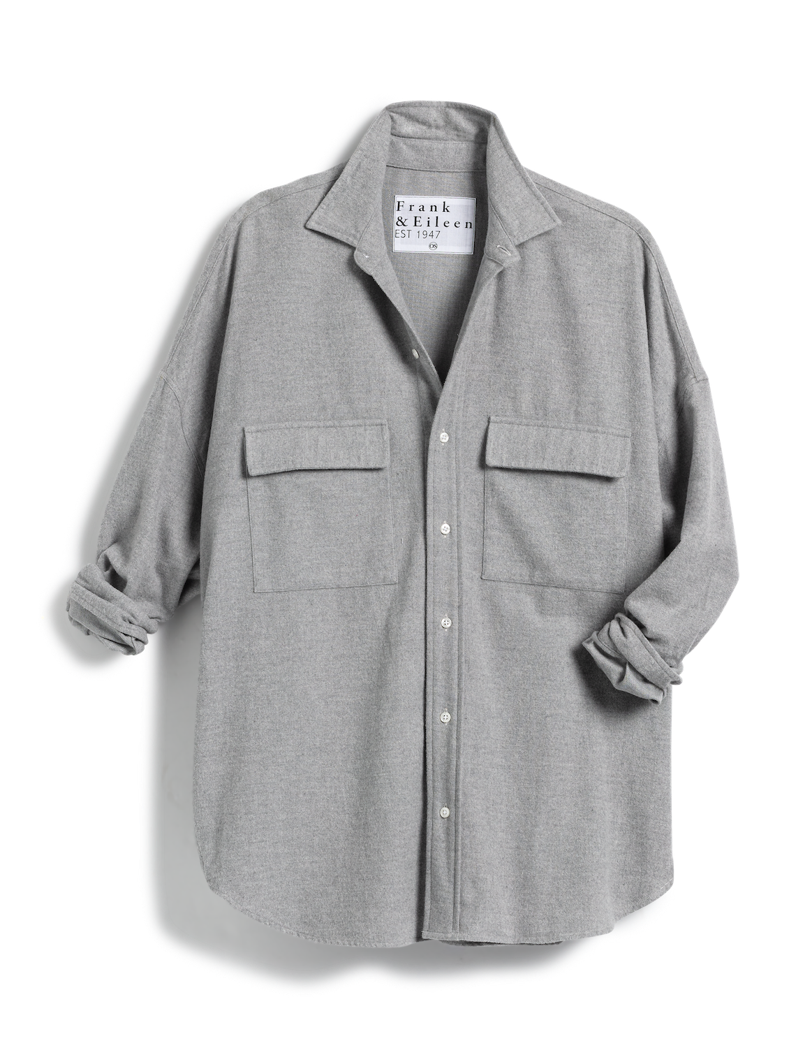 McLoghlin, Utility Shirt, Gray Melange – ReLoved by Frank & Eileen