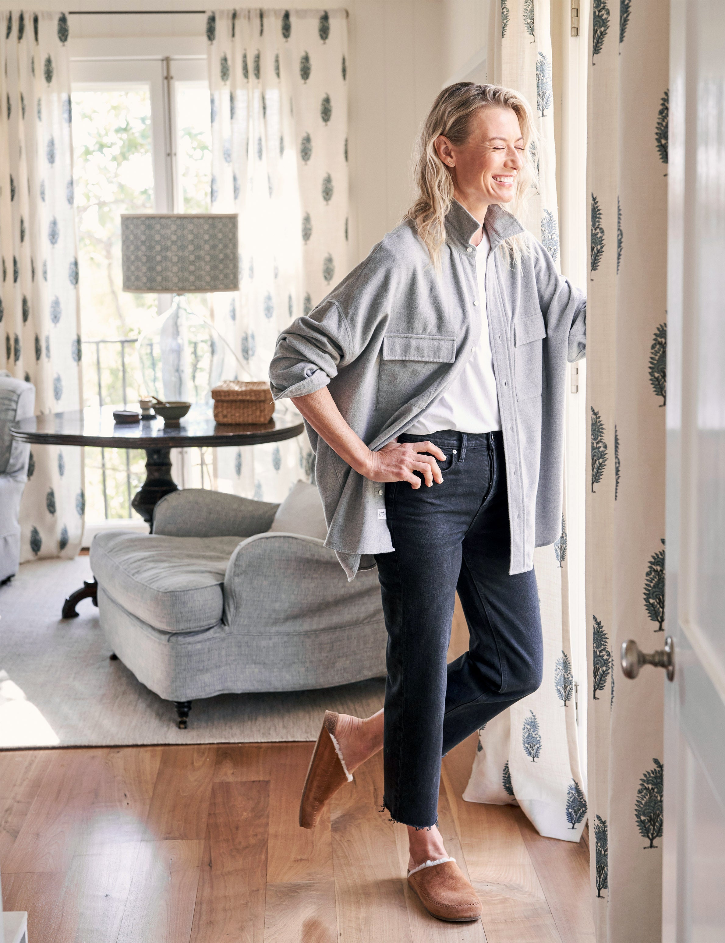 McLoghlin, Utility Shirt, Gray Melange – ReLoved by Frank & Eileen