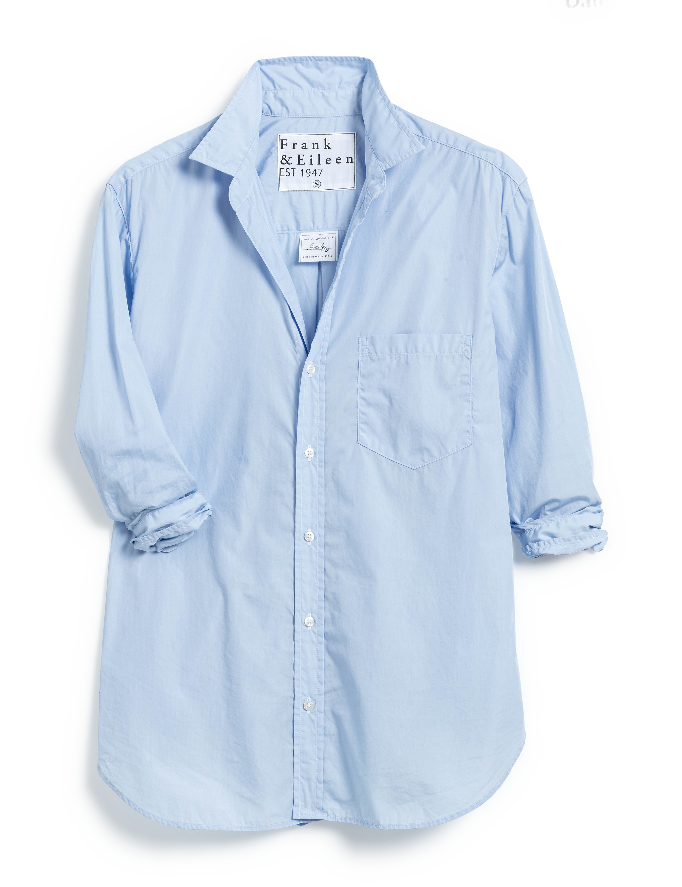 Joedy, Boyfriend Button-Up Shirt, French Blue – ReLoved by Frank