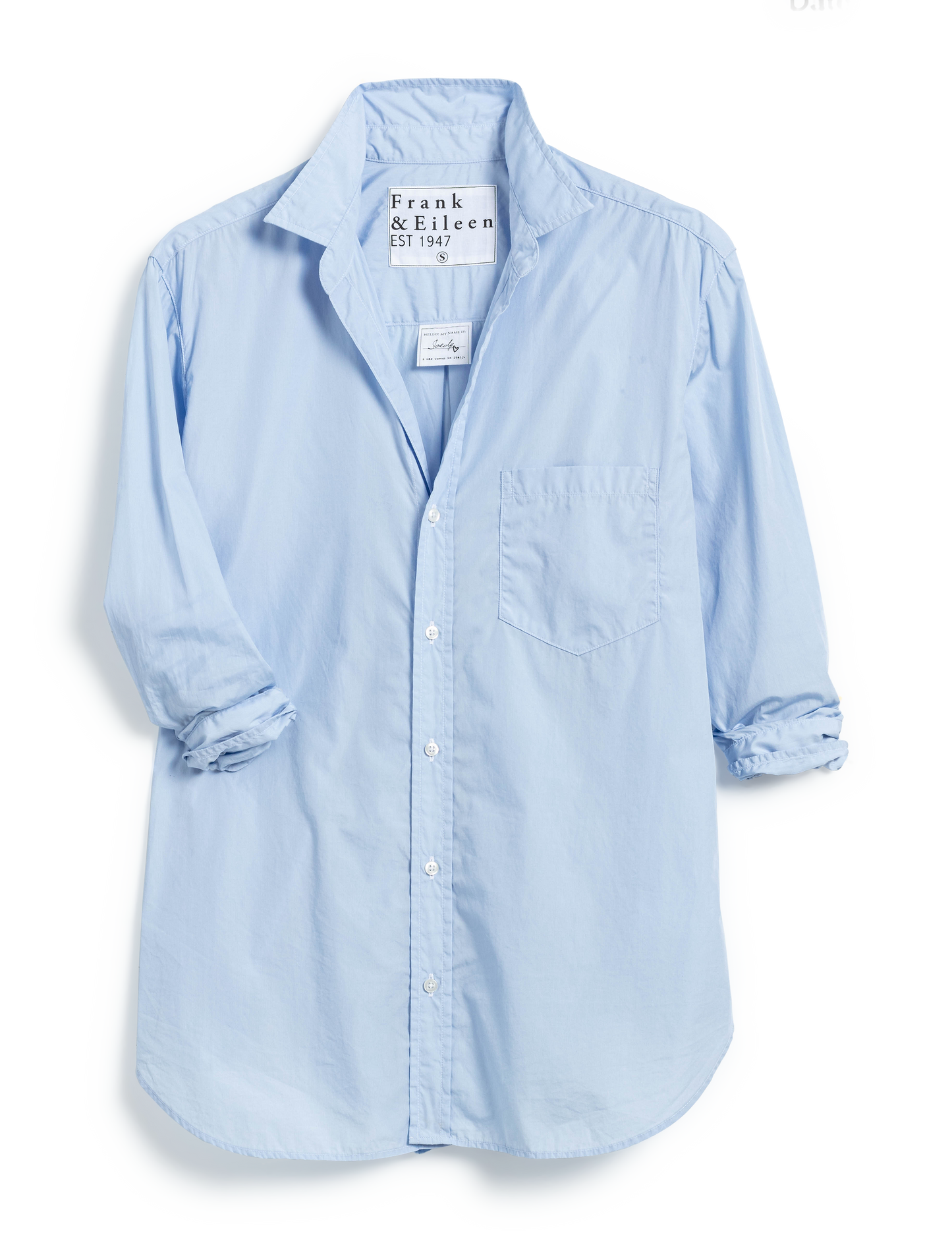 Joedy, Boyfriend Button-Up Shirt, French Blue – ReLoved by Frank