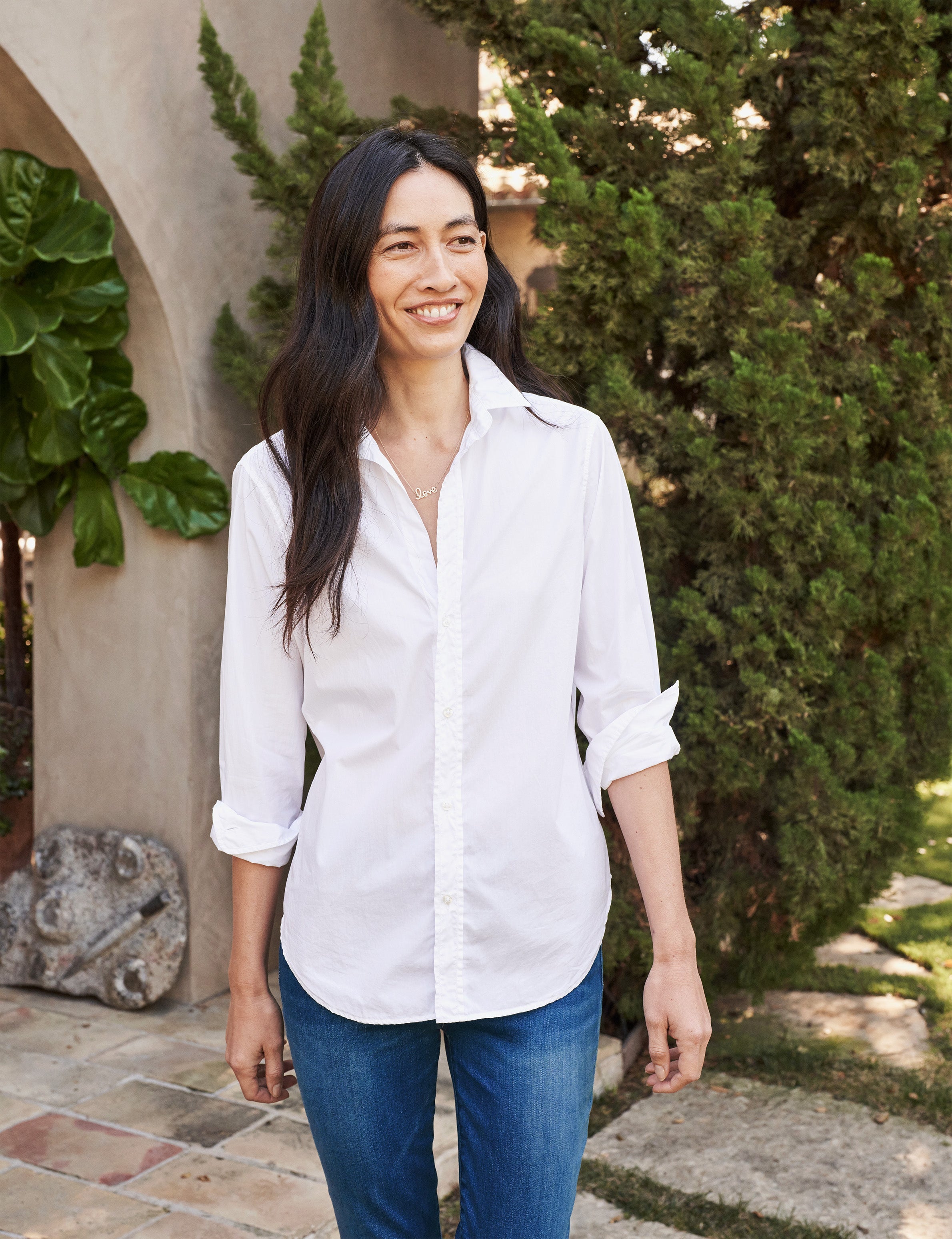 Frank, Classic Button-Up Shirt, White – ReLoved by Frank & Eileen