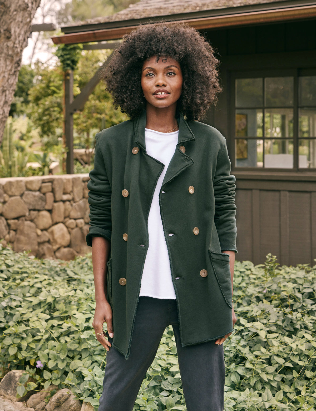 Belfast, English Peacoat, Green – ReLoved by Frank & Eileen