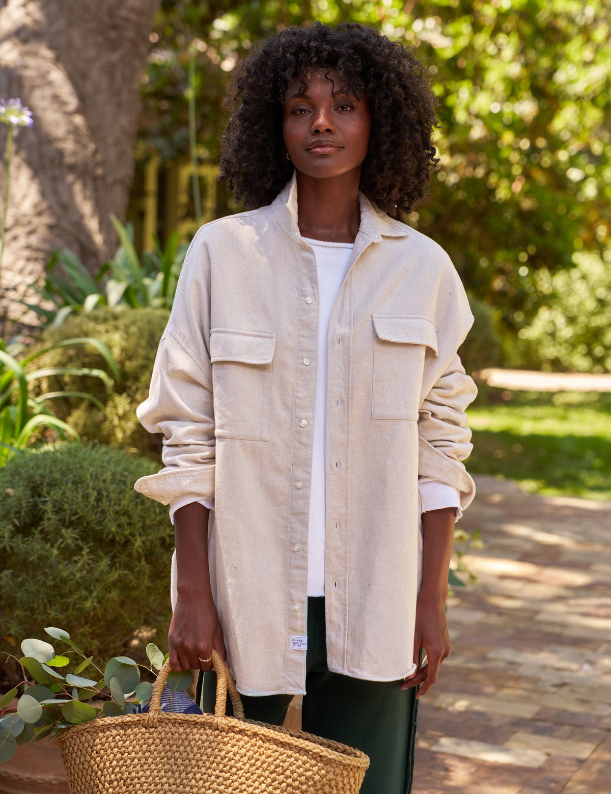 McLoghlin, Shirt Jacket, Natural – ReLoved by Frank & Eileen