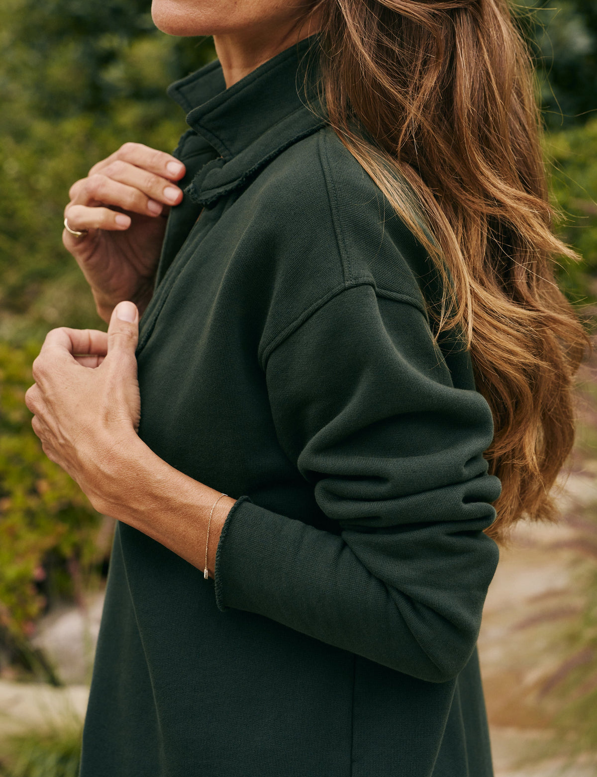 Patrick, Popover Henley, Green – ReLoved by Frank & Eileen