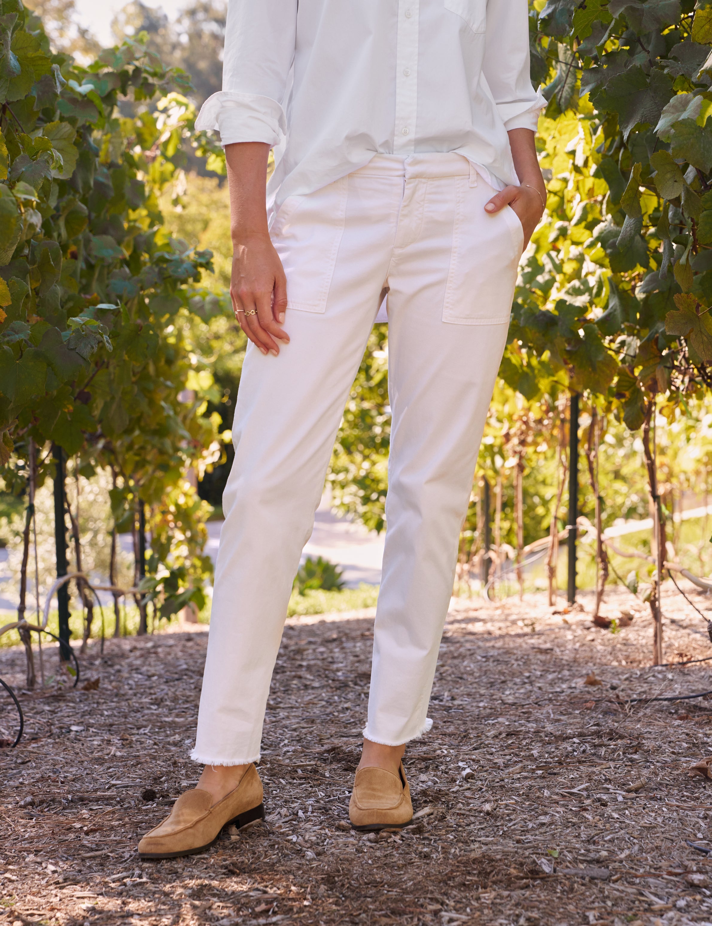 Blackrock, The Italian Utility Pant, White – ReLoved by Frank & Eileen
