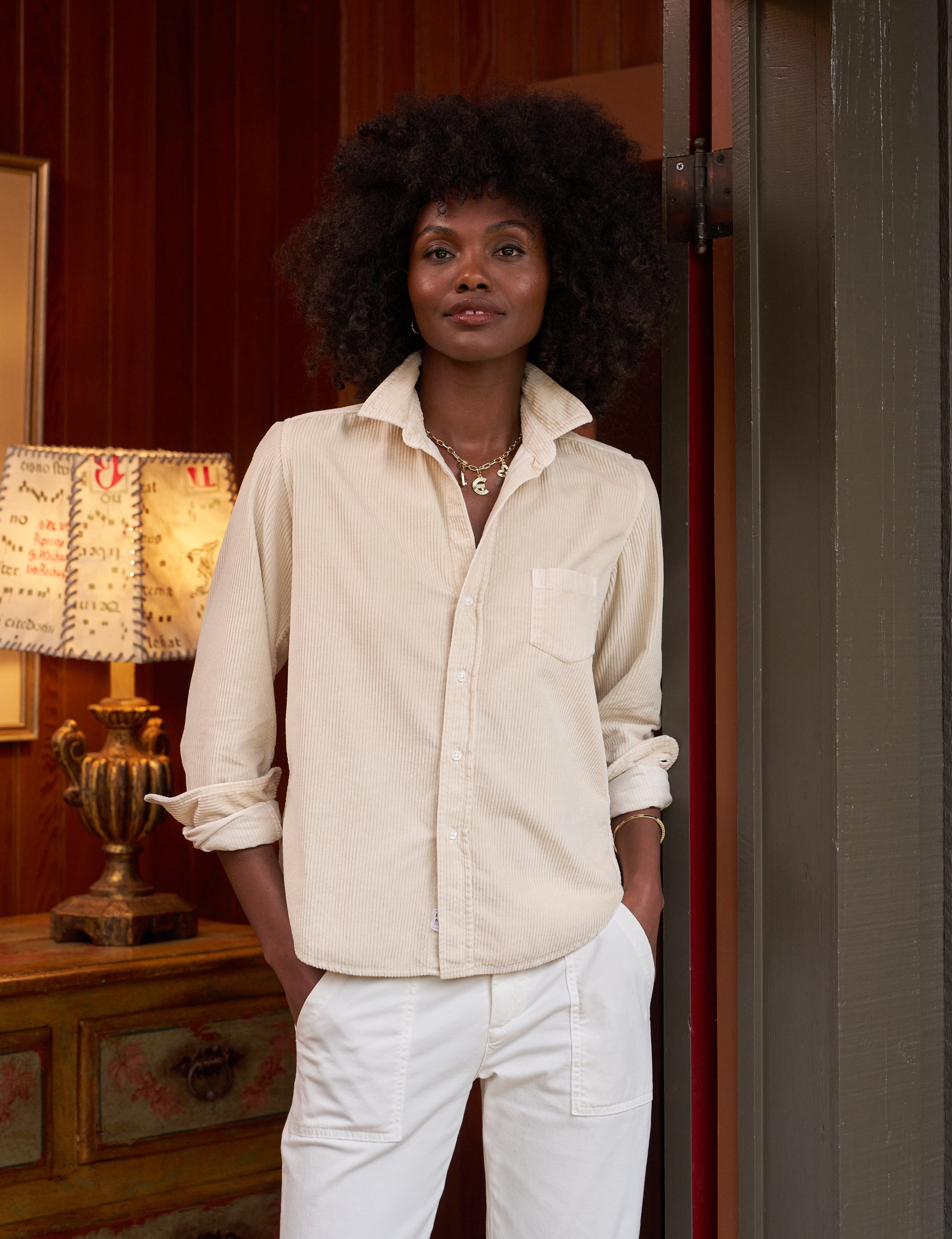 Barry, Tailored Button Up Shirt, Vintage White – ReLoved by Frank