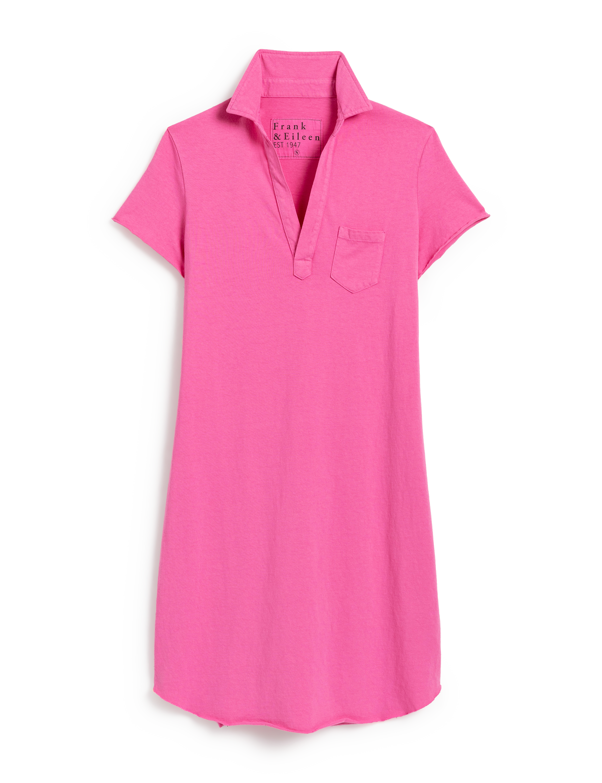 hot pink polo dress Lauren, Dress, – ReLoved by Frank & Eileen swatch:the-metallic-gabriella-dress-black-foil-031-26