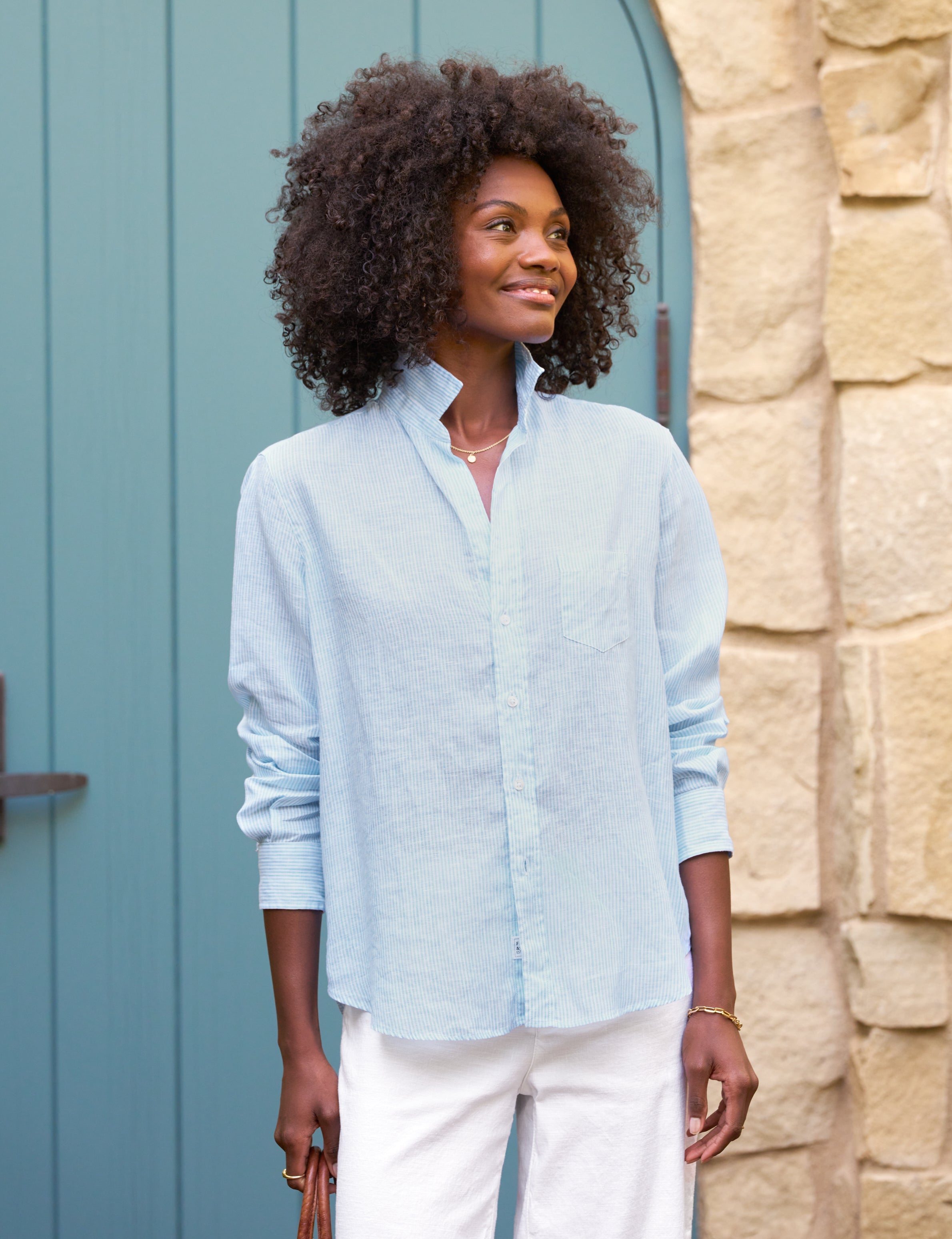 Frank&amp;Eileen シャツ Frank & Eileen | Eileen Relaxed Button Up | Triple Fleece - The