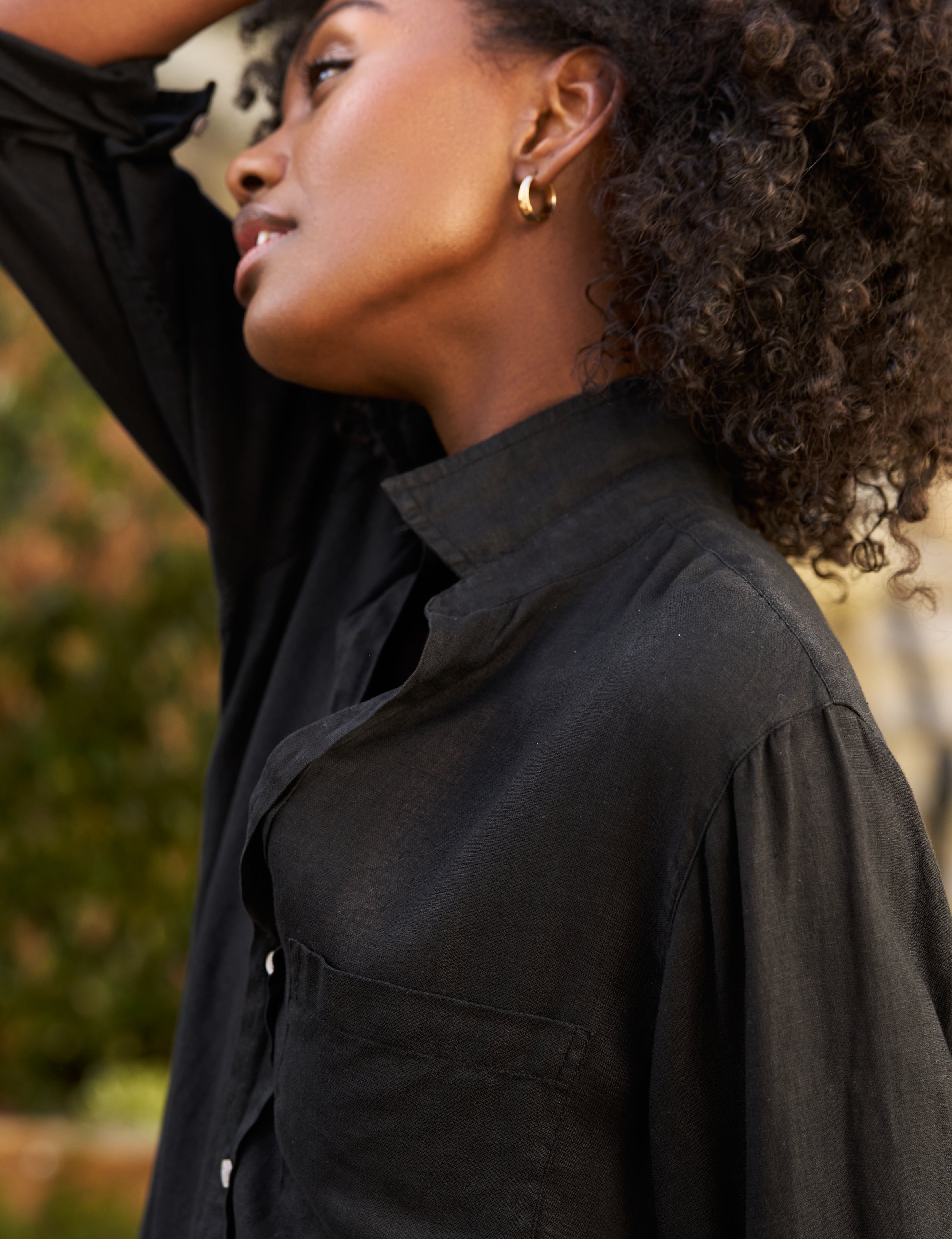 Rory, Maxi Shirtdress, Black – ReLoved by Frank & Eileen