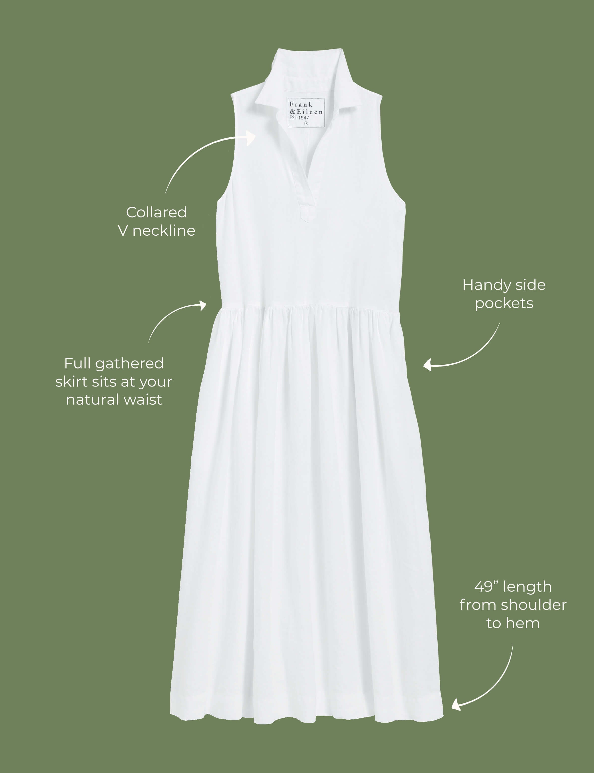Daphne, Sleeveless Popover Dress, Pink – ReLoved by Frank & Eileen
