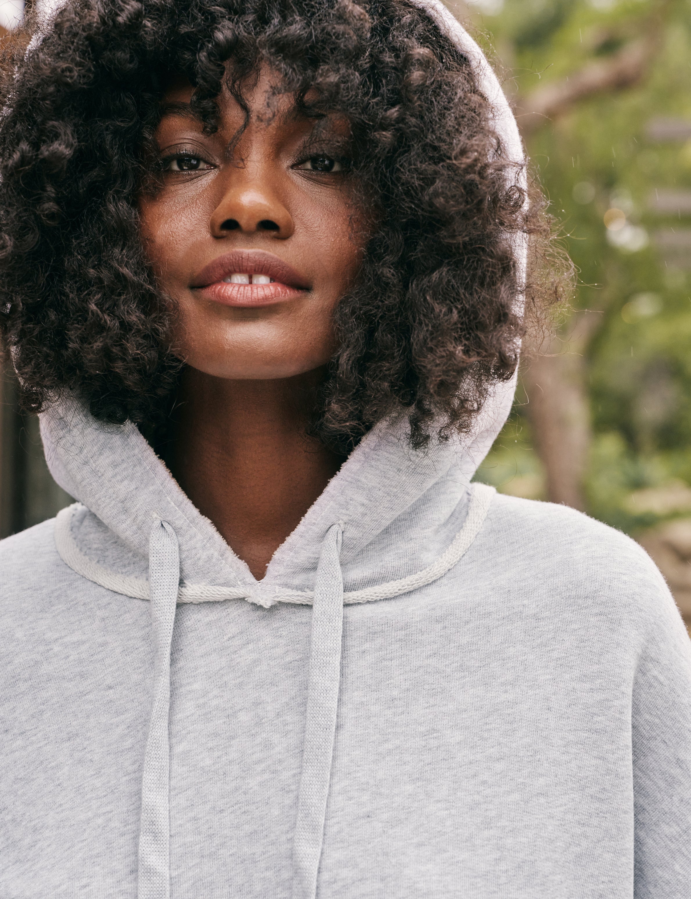 Kane, Capelet Hoodie, Gray Melange – ReLoved by Frank & Eileen