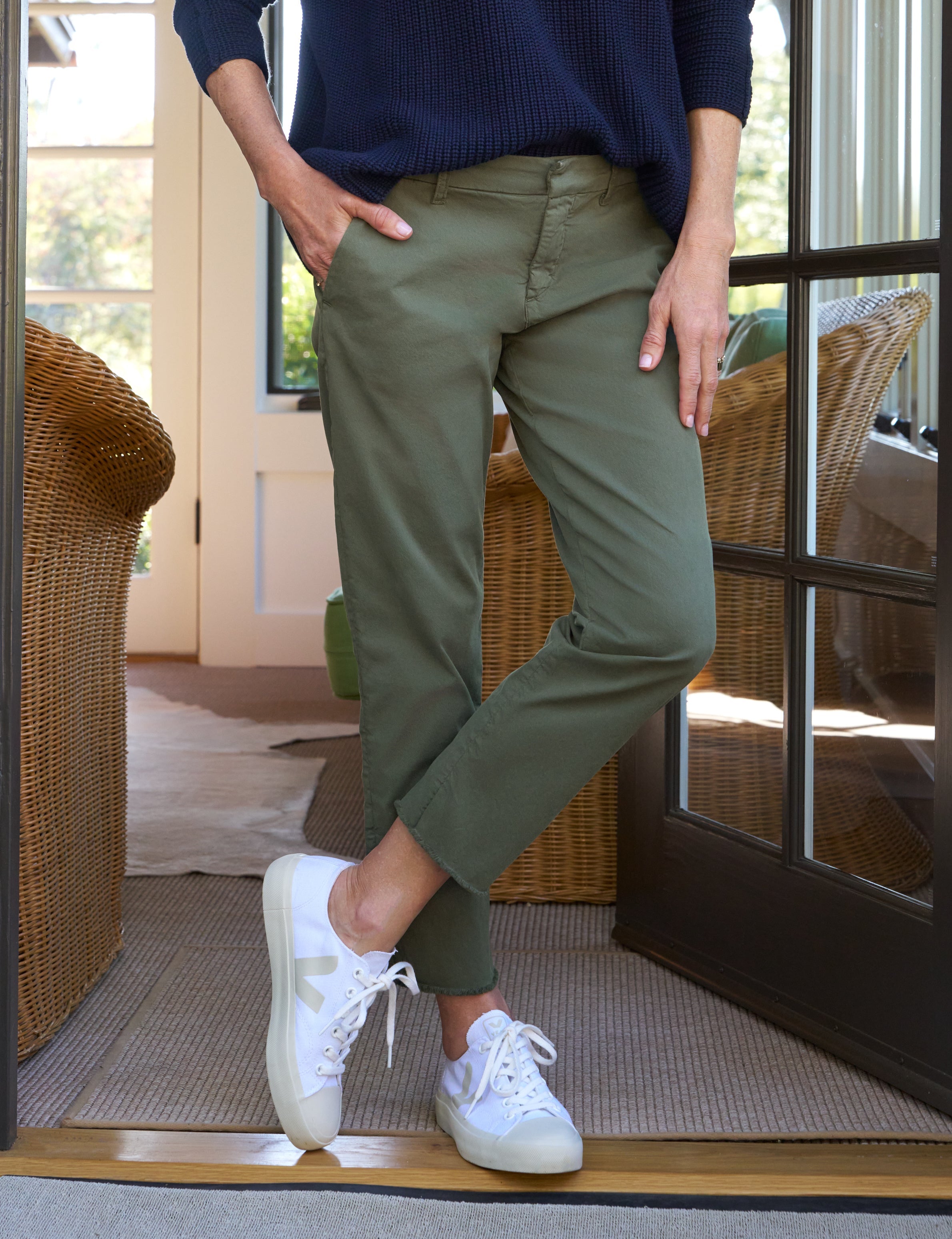 Wicklow, The Italian Chino, Green – ReLoved by Frank & Eileen