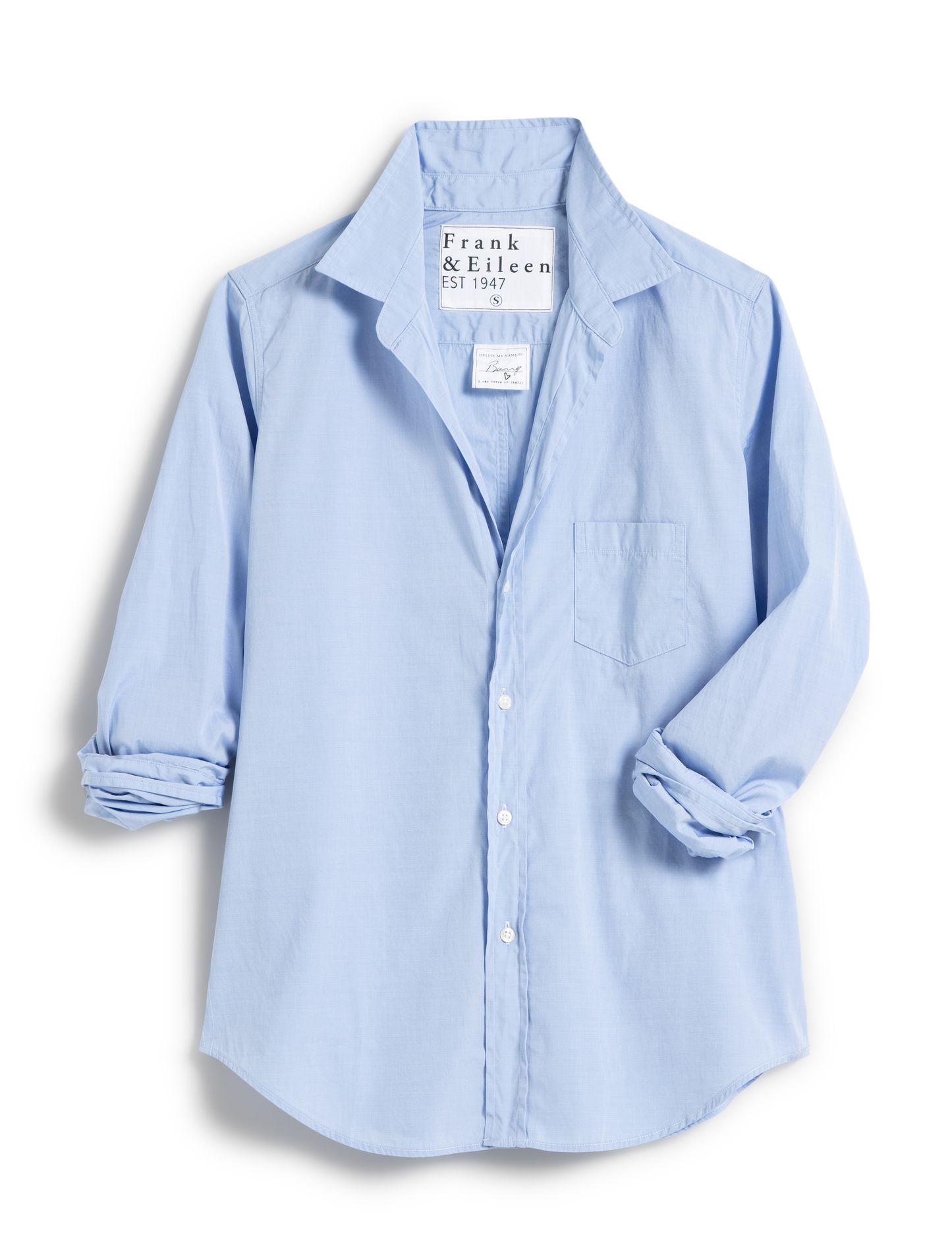 Barry, Tailored Button-Up Shirt, French Blue – ReLoved by Frank